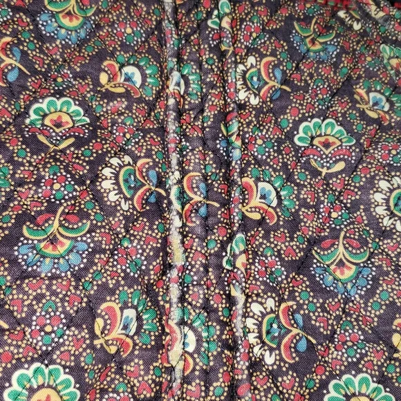 Vera Bradley Retired Collette Black Handbag / Purse (Fall 1995) - Picture 14 of 14